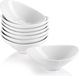 LIFVER Dip Bowls Set van 8, 3 oz Dipping Bowls, Porseleinen Serveerschalen, Sojasaus Gerechten voor BBQ, Salade, Tomatensaus en Feestdiner, Wit