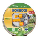 Hozelock Tuinslangset Select - 20 meter - Ø 12,5 mm - Geel/Grijs