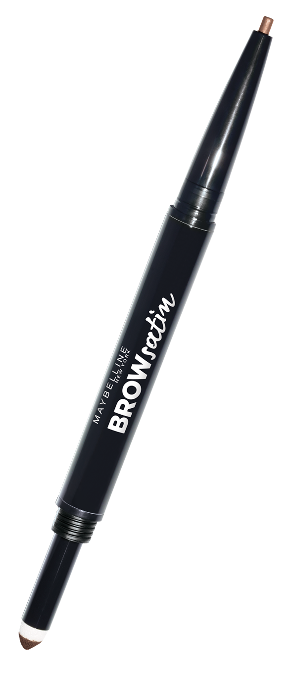 Maybelline Brow Satin Duo - 02 Medium Brown - Wenkbrauwpotlood en Poeder