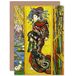 Artery8 Vincent Van Gogh Courtesan After Eisen Cropped Fine Art Greeting Card Plus Envelope Blank Inside