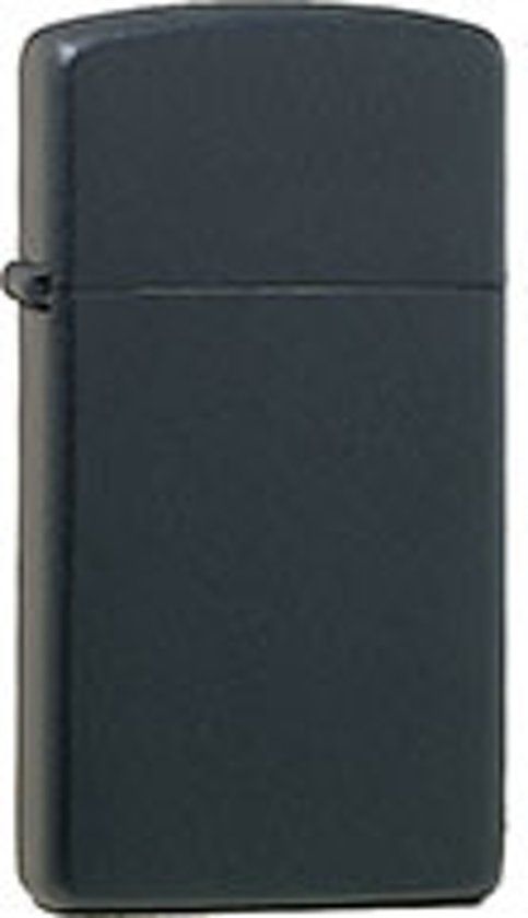 Zippo Aansteker - Zwart - Mat - Slim - 0041689131203