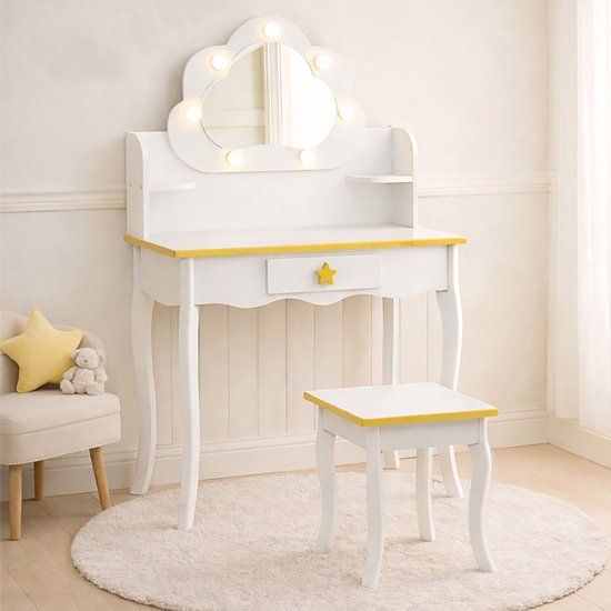 Baninni Kaptafel voor Kinderen Cloudy Wit