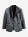 Next - Heren - Fluwelen blazer met normale pasvorm - Regular - Grijs