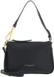 GIANNI CHIARINI Leren Schoudertas Brooke Crossbody Bag Nero Zwart