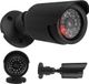 Maclean Centrumelektroniki Dummy camera IR-LED's, zwart, voeding 2xAA (niet meegeleverd), ABS, IR1800 B