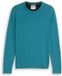Tom Tailor Basic katoenen gebreide trui Heren Maat XL bright teal melange