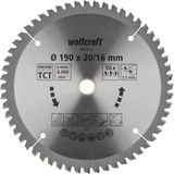 wolfcraft Cirkelzaagblad 190 x 20 mm - 56 tanden