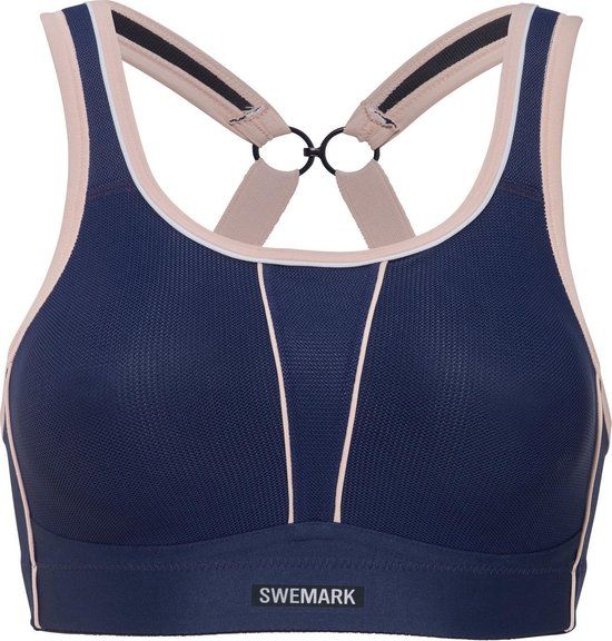 Swegmark Movement Sport-BH - Dames - Donkerblauw - 85B - Extreme ondersteuning
