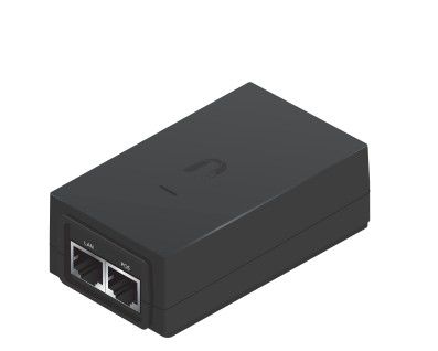 Ubiquiti POE-24-AF5X Gigabit Ethernet 24V PoE Adapter & Injector - Black