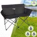 Merkloos 2-zitsbank Aktive Zwart Opvouwbaar 107 x 88 x 63 cm (2 Stuks)
