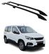 Omac Barres de toit longitudinales pour Peugeot Rifter 2019-2026 L2 Aluminium Noir
