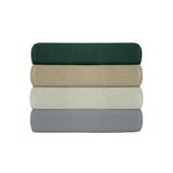 Premium Ranforce Double Hoeslaken (140 x 190 + 30 cm), 100% katoen, 155 draadtelling, groen