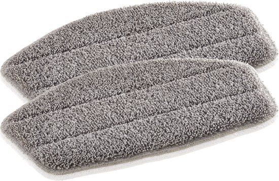 Leifheit CleanTenso - Stoomreiniger Vervangingsdoek - 2 stuks - Grijs