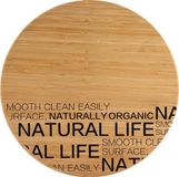 Bergner Snijtafel RONDE 30X1.5CM BAMBÚ NATURAL