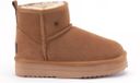 Warmbat Wallaby Suede boot Plateau Dames Laarzen - Cognac