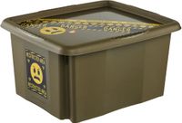 Keeeper Karolina Emoji Danger Opbergbox, 24 liter, Olijfgroen