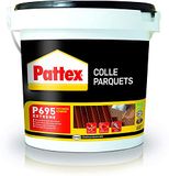 Lijm Pattex Lijm voor alle parketvloeren, Pattex P695, polymeerlijm voor massief en gelijmd parketvloeren, sneldrogend, emmer van 7 kg