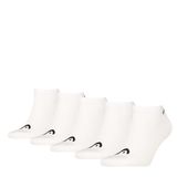 HEAD unisex 5P sneakersokken elements wit
