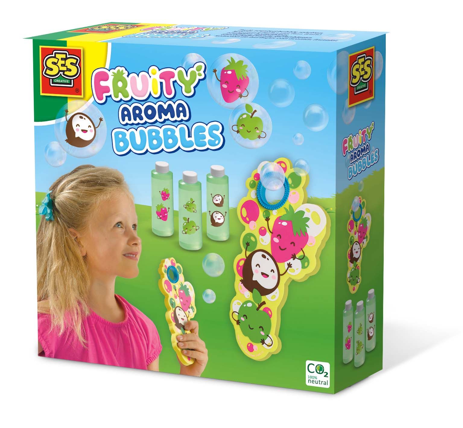 SES Creative Fruitgeur bellenblaas 3x200ml