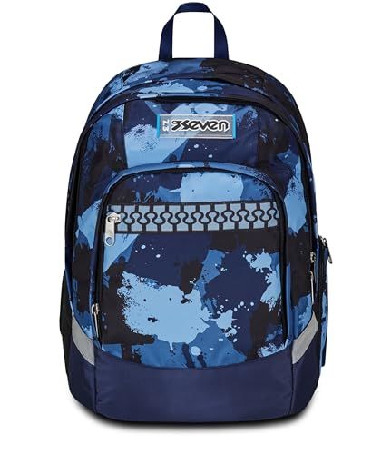 Seven School rugzak Advanced Plus, blauw, inky shadow