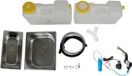 230V Mini-cuisine, présentoir, kit, évier, dimensions : 325x265x100, 325x176x100, double évier