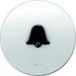 Hager 16512089 – knop Simple R1/R3 controlelampje + afzuigkap wit Polar