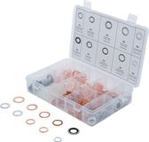 BGS Assortiment afdichtringen koper, aluminium, nylon 250-dlg