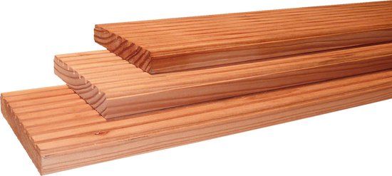 Intergard Vlonderplanken Douglas 300cm (24x138mm) kleurloos geïmpregneerd