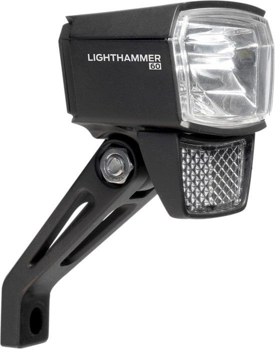 TRELOCK LS 800 LIGHTHAMMER 60 LUX E-BIKE KOPLAMP ZWART