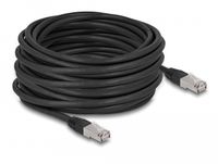 Delock 80131 Câble réseau Noir 15 m Cat6a S/FTP