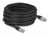 Delock 80131 Netwerkkabel Zwart 15 m Cat6a S/FTP