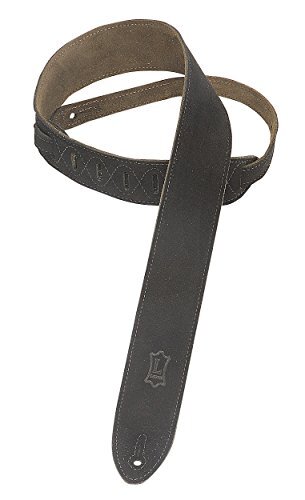 Levy's Leathers Ms12-blk 2" Suede Lederen Band - Zwart