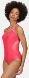 Regatta Active maillot de bain - femmes - séchage rapide - col rond bas - Rose