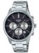 Casio MTP-E515D-1A Herenhorloge Chronograaf Stalen Band Zilverkleurig