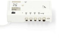 Nedis CATV-Versterker - Versterking: 20 dB - 47 - 694 MHz - Outputs: 4 - Versterkingsregelaar - Wit