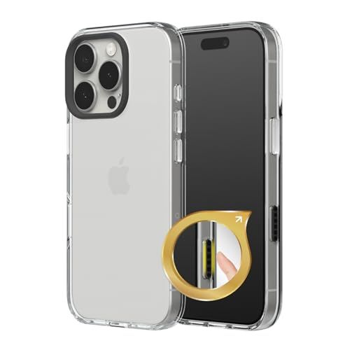 RhinoShield Clear Case met knop voor cameratoets compatibel met iPhone 16 Pro