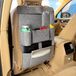 Shenzhen Haorui Industrial Technology Co., Ltd. 2 pièces organisateur de siège de voiture, protecteur de dossier en feutre durable, organisateur de siège de voiture avec bretelles réglables en longueur, protecteur anti-coup de pied pour dossier de siège arrière de voiture, gris