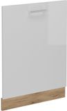 Vicco R-Line Vaatwasser deksel – 60 cm zonder werkblad Wit Hoogglans