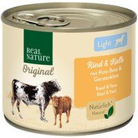 REAL NATURE Licht Rund en kalf 24x200 g