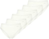 sloggi Dames slip / onderbroek 6 pack GO Crush silk white