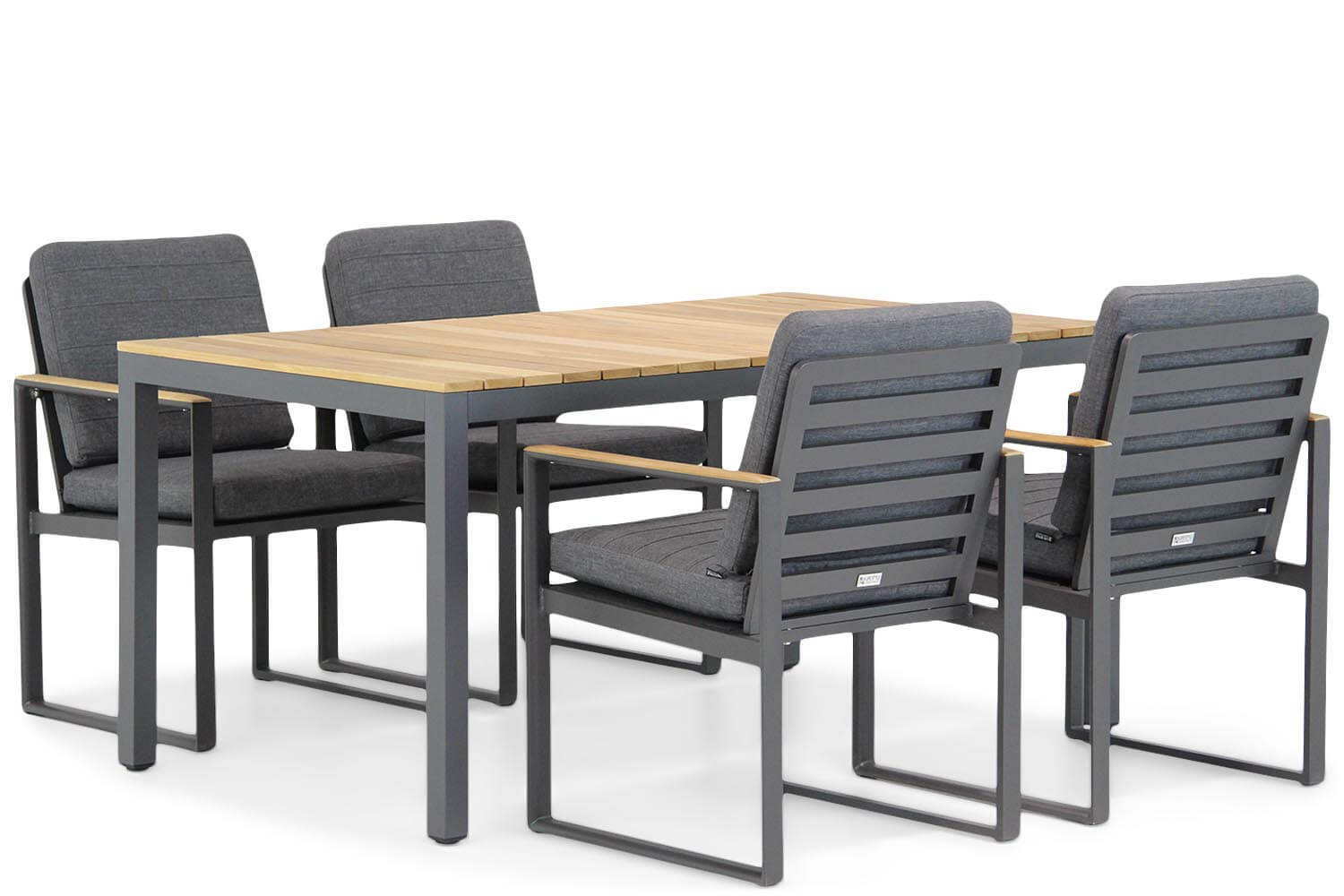 Santika Furniture Santika Soray/Mazzarino 160 cm dining tuinset 5-delig