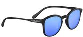 Salice 39 Lunettes De Soleil Unisexe Noir Carrées Bleu