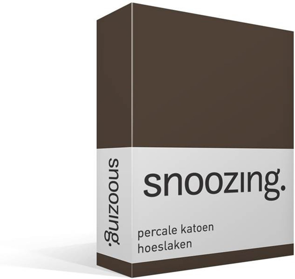 Snoozing percale katoen hoeslaken - 2-persoons (150x200 cm) - 100%