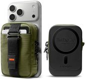 Spigen Organizer Etui voor MagSafe | TintapZip MagFit Accessoire Pouch | Compact Opbergtasje voor Pasjes, AirPods & Kleine Essentials | RFID‑Bescherming | Verstelbare Bevestiging | Nylon | Olive Green