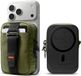 Spigen Organizer Etui voor MagSafe | TintapZip MagFit Accessoire Pouch | Compact Opbergtasje voor Pasjes, AirPods & Kleine Essentials | RFID‑Bescherming | Verstelbare Bevestiging | Nylon | Olive Green