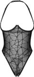 Obsessive Olianna Teddy Open Kruis Zwart