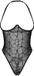 Obsessive Olianna Teddy Open Kruis Zwart