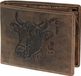 GREENBURRY Vintage Wallet Brown Cow bruine