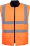 Portwest Hi-Vis Omkeerbare Bodywarmer S469 - Oranje - XXL