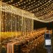Merkloos Kerstverlichting Lichtgordijn 6 m x 3 m 600 leds Warm wit licht